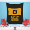 Kansans for Bitcoin | Wall Tapestry