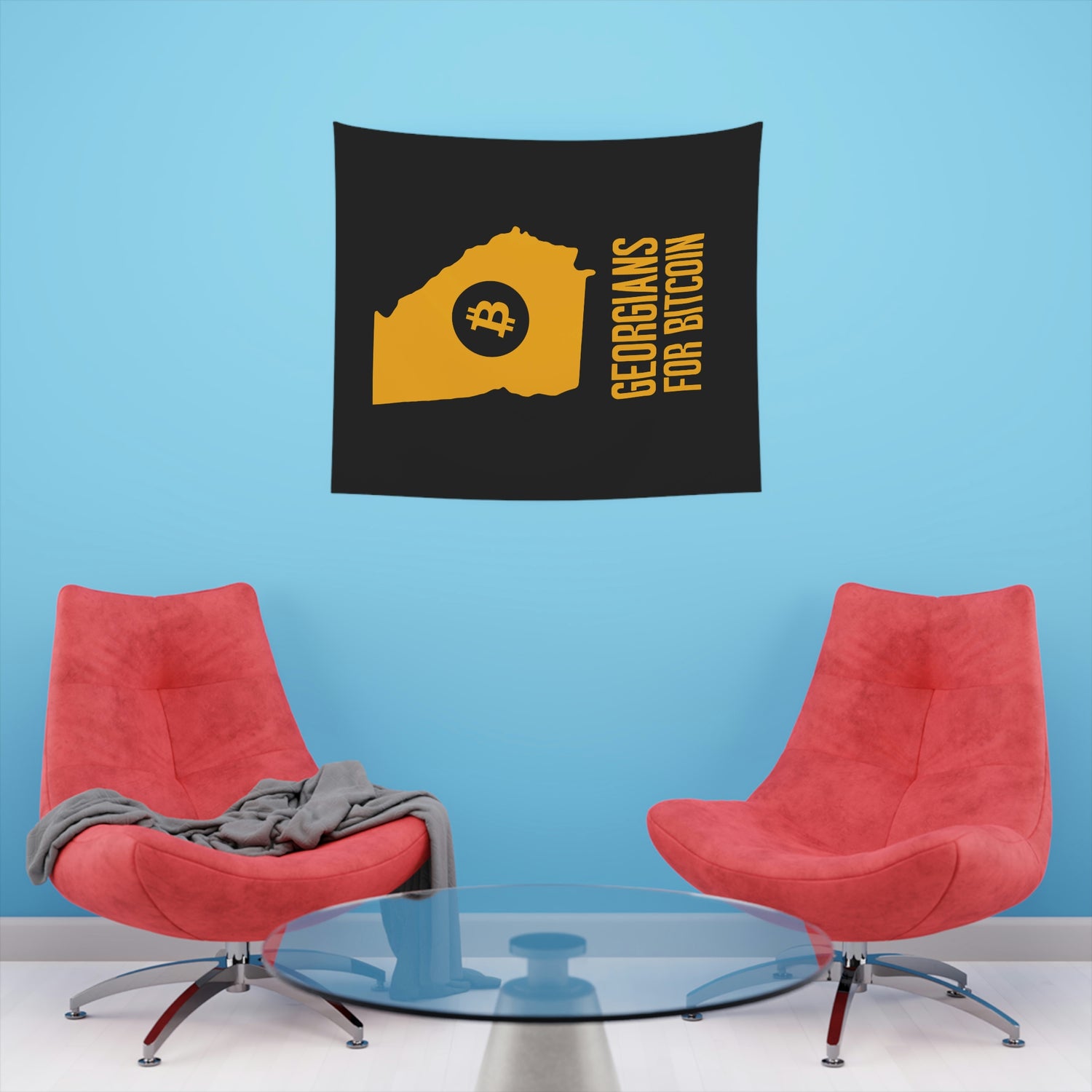 Georgians for Bitcoin | Wall Tapestry