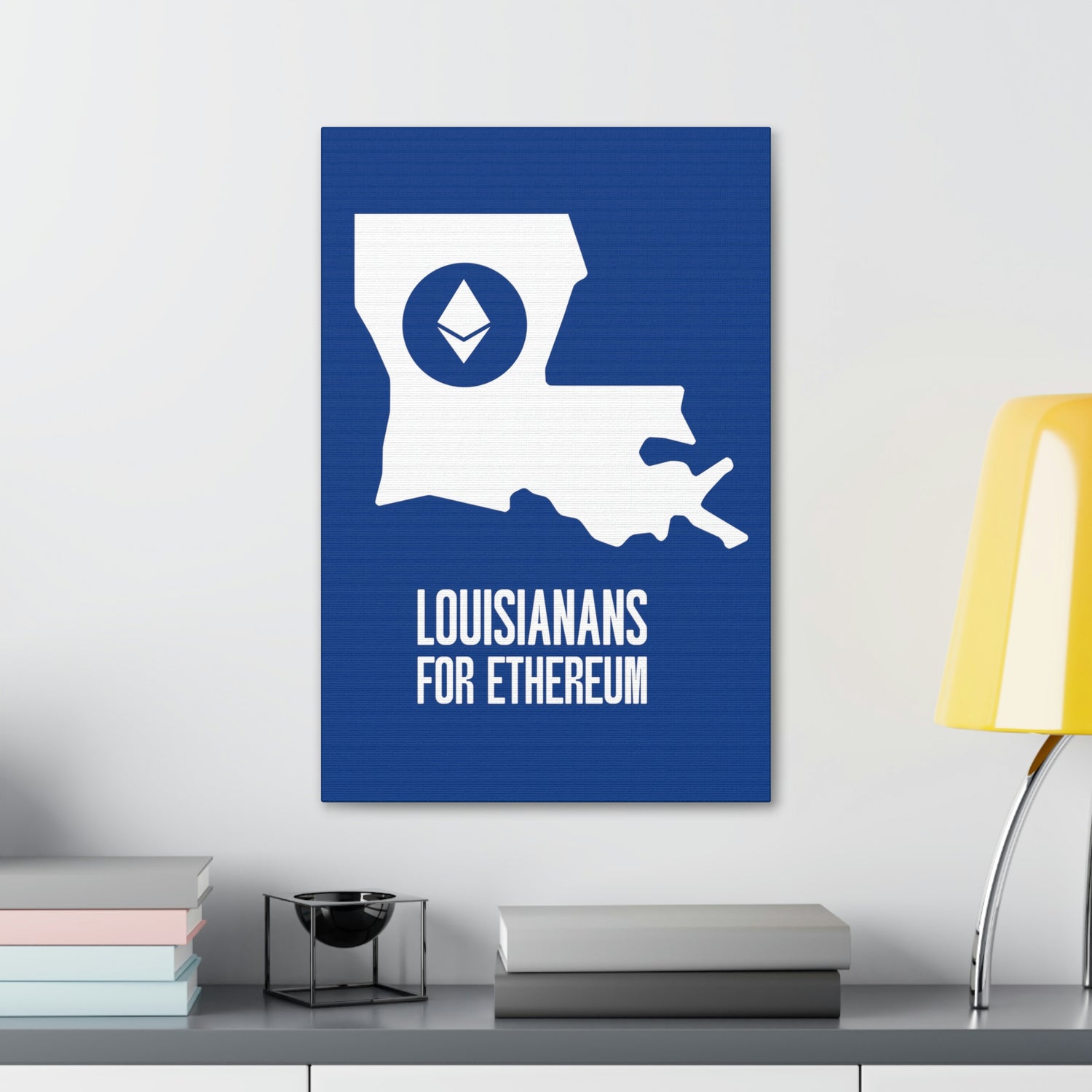 Louisianans for Ethereum | Wall Canvas