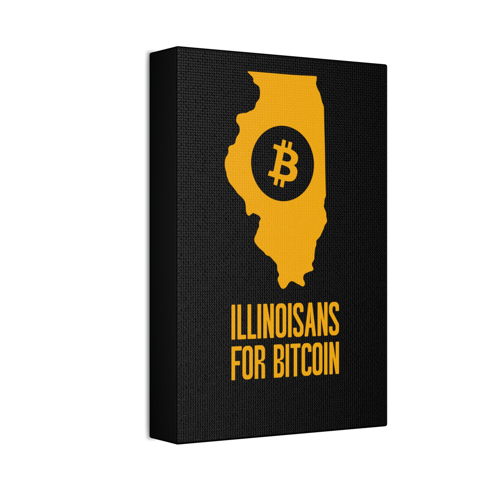 Illinoisans for Bitcoin | Wall Canvas