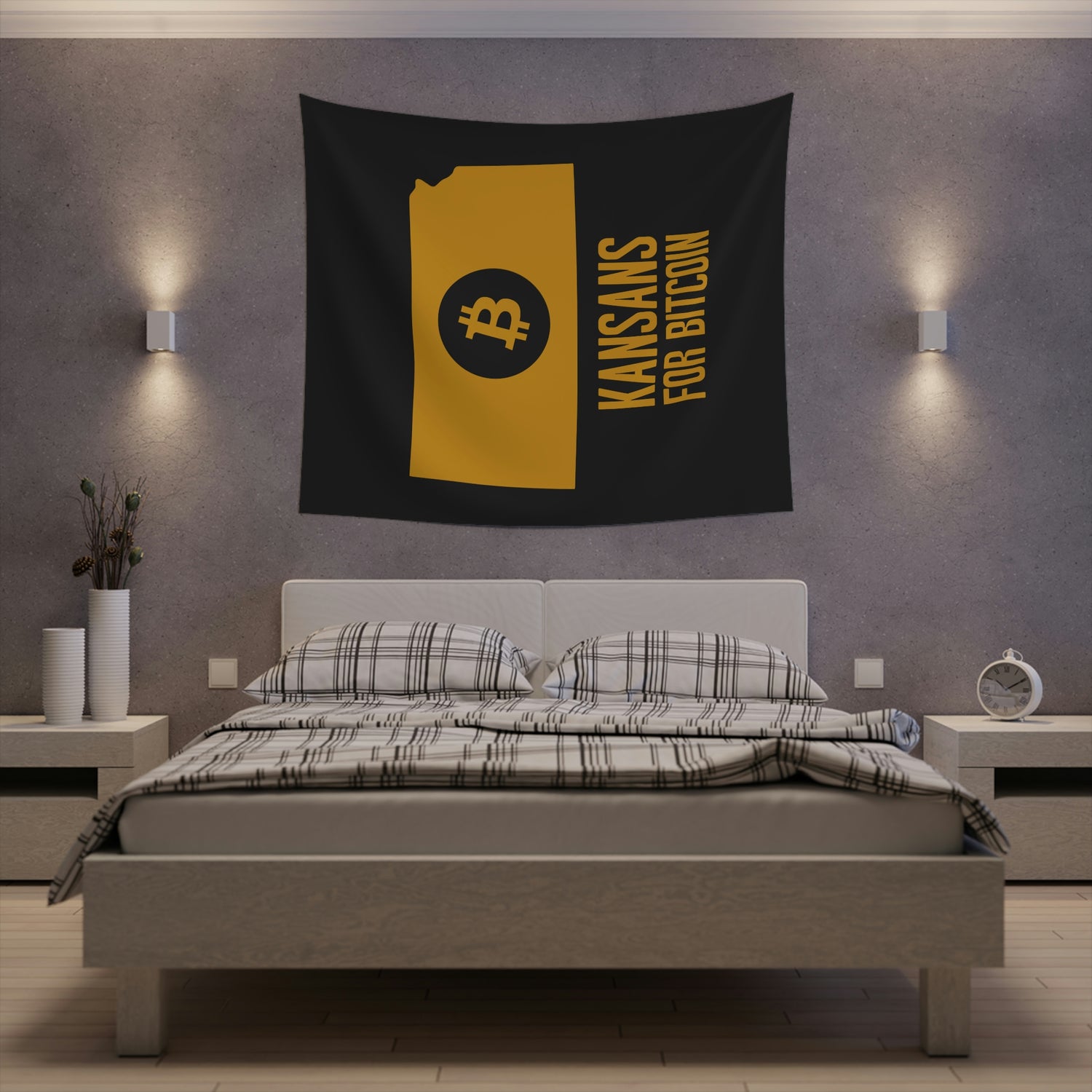 Kansans for Bitcoin | Wall Tapestry