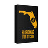 Floridians for Bitcoin | Wall Canvas