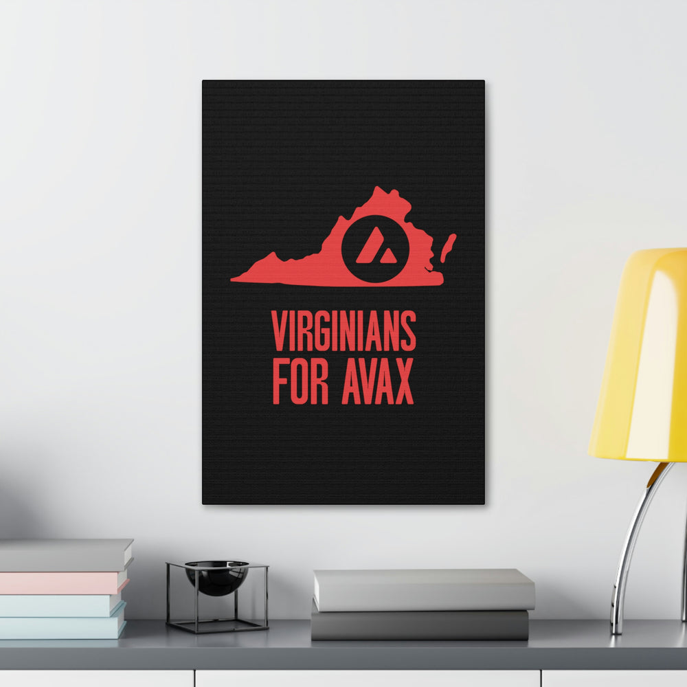 Virginians for Avax | Wall Canvas