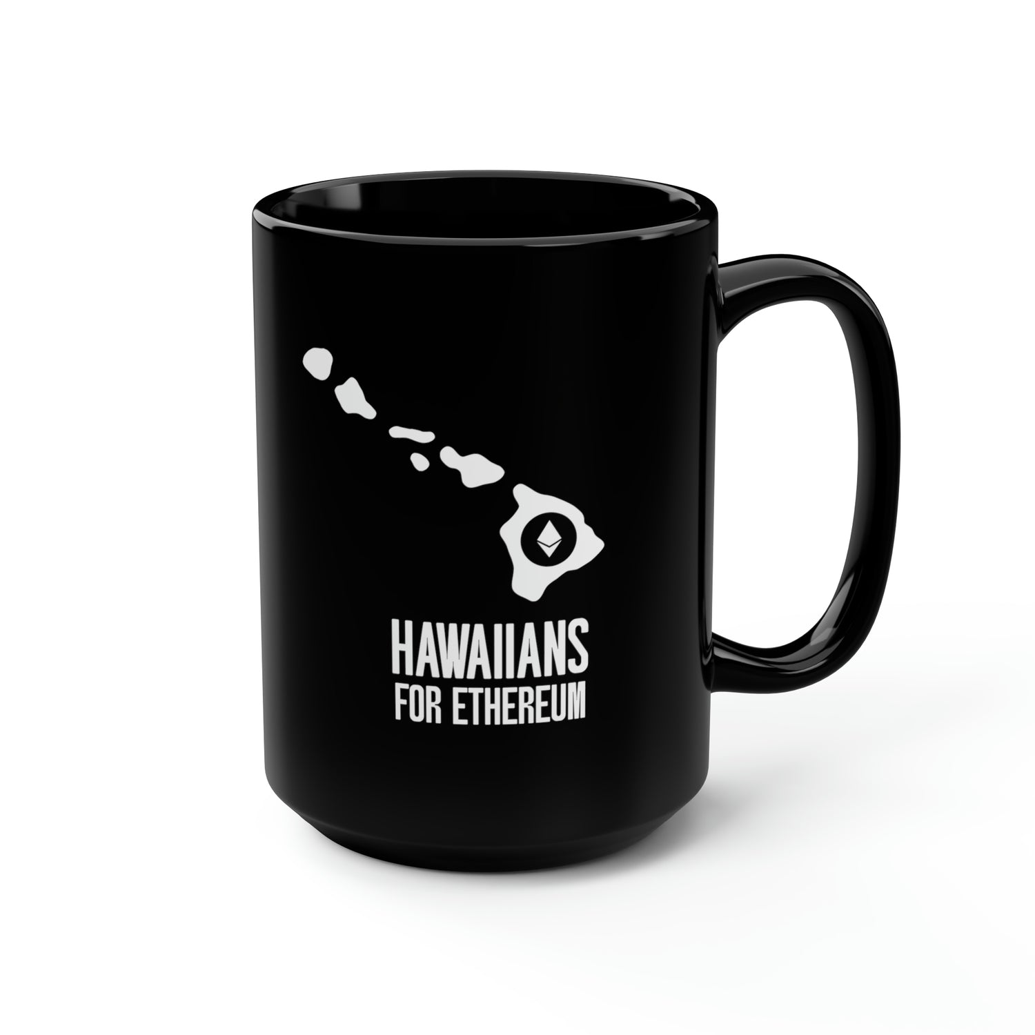 Hawaiians for Ethereum | Black Mug