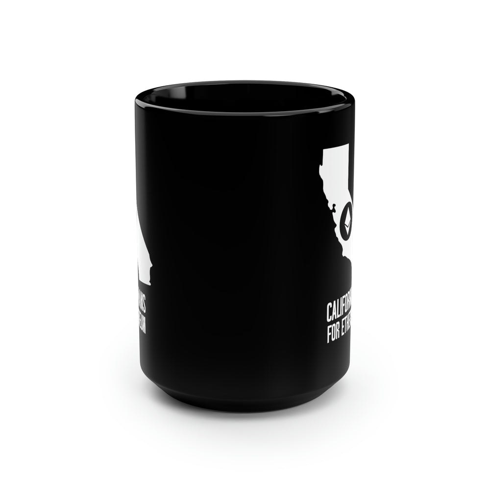 Californians for Ethereum | Black Mug