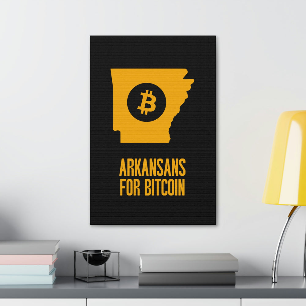 Arkansans for Bitcoin | Wall Canvas