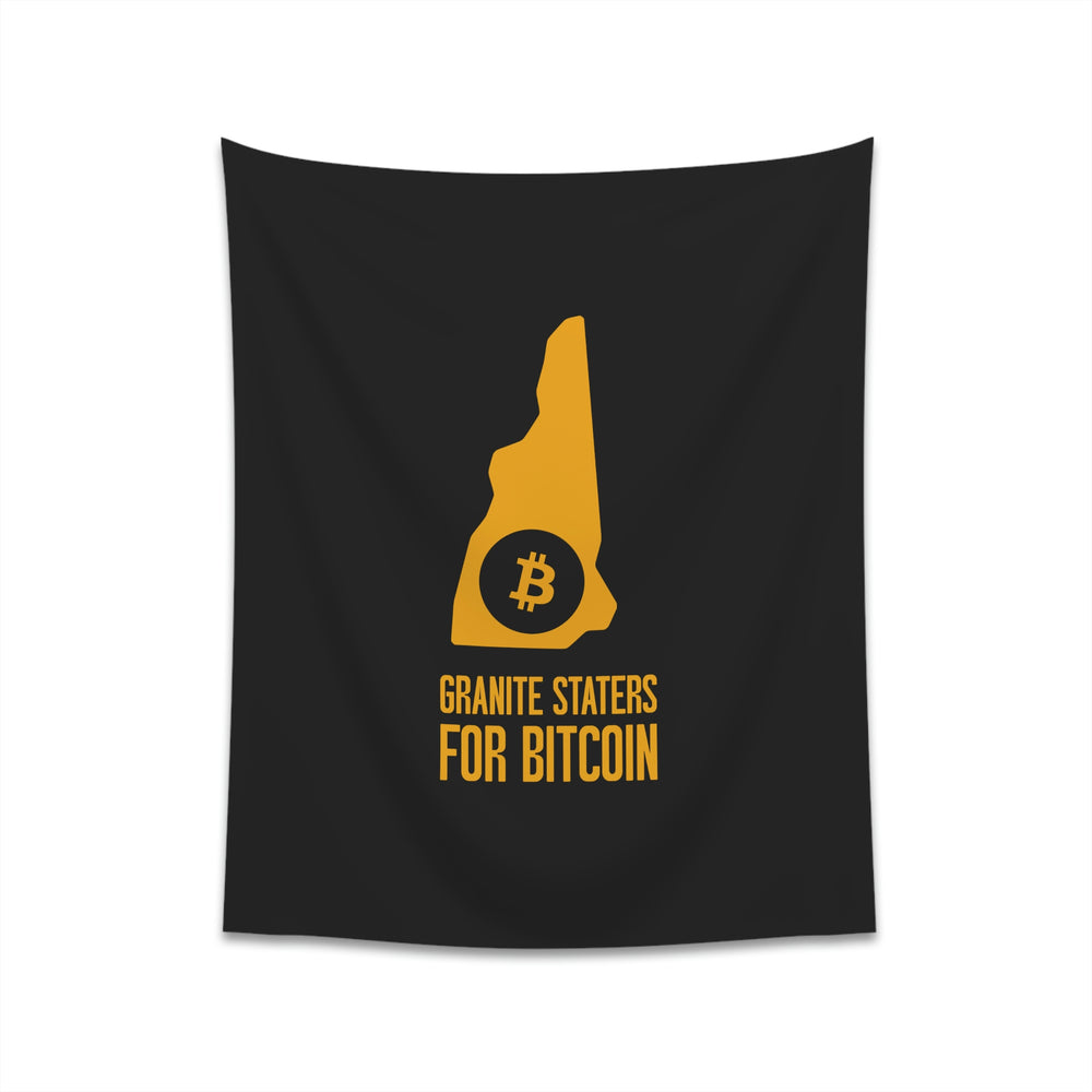 Granite Staters for Bitcoin | Wall Tapestry