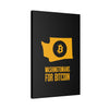 Washingtonians State for Bitcoin | Wall Canvas