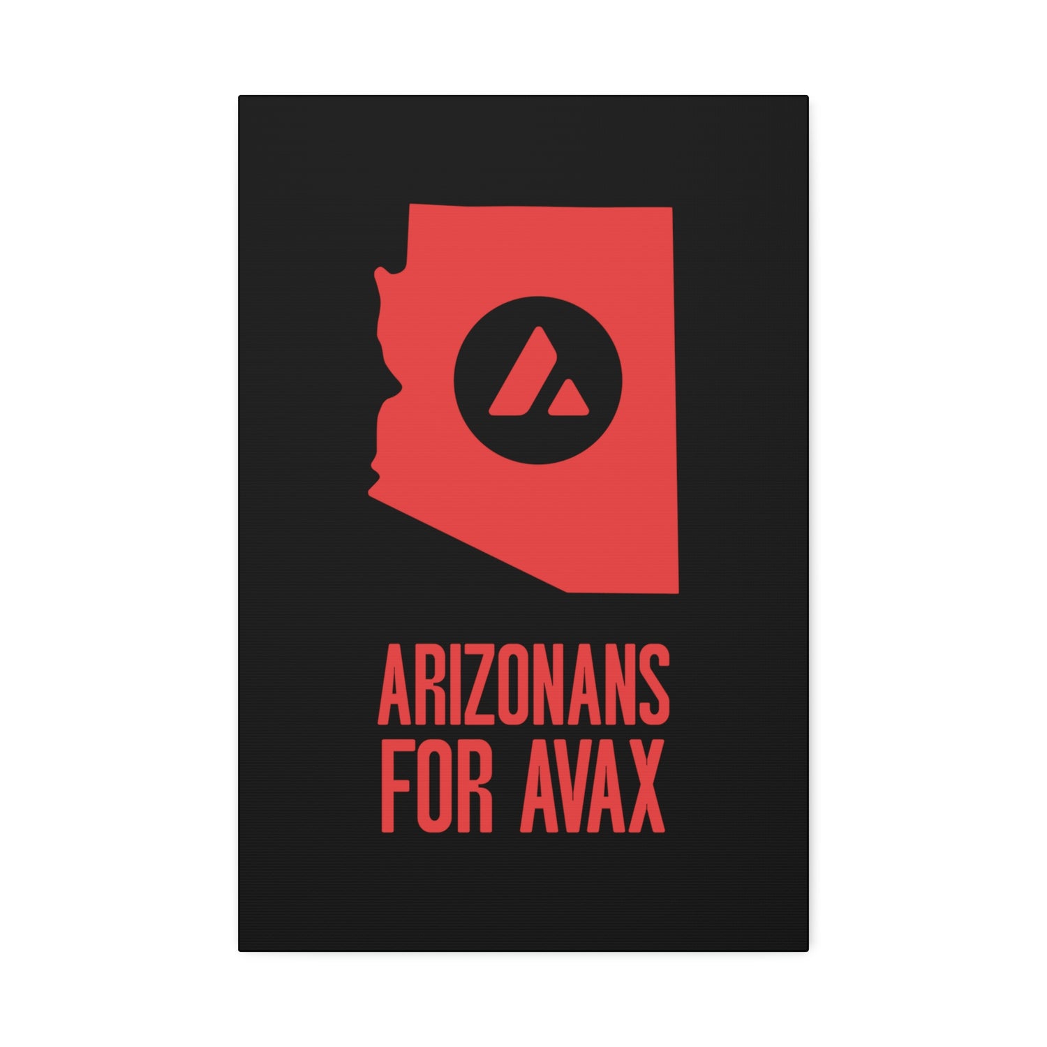 Arizonans for Avax | Wall Canvas