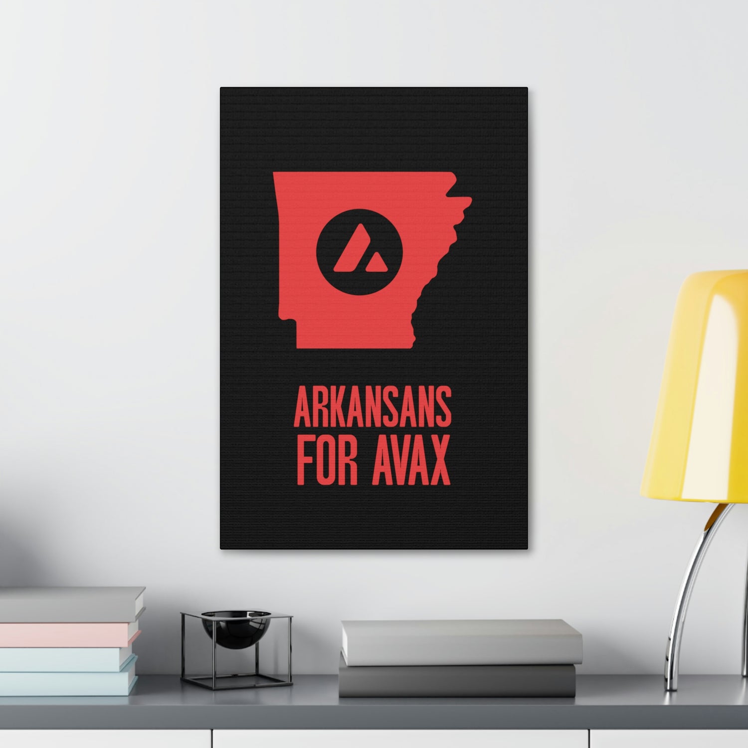 Arkansans for Avax | Wall Canvas