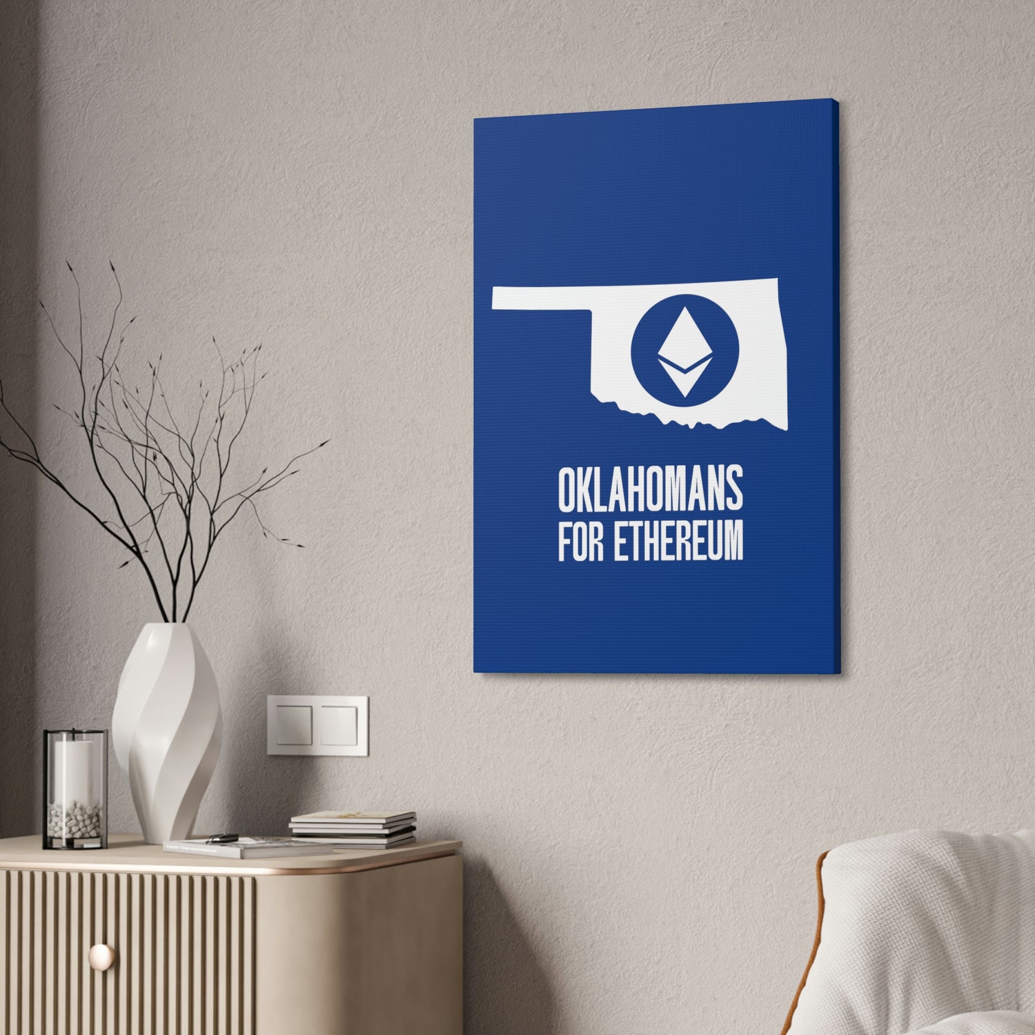 Oklahomans for Ethereum | Wall Canvas