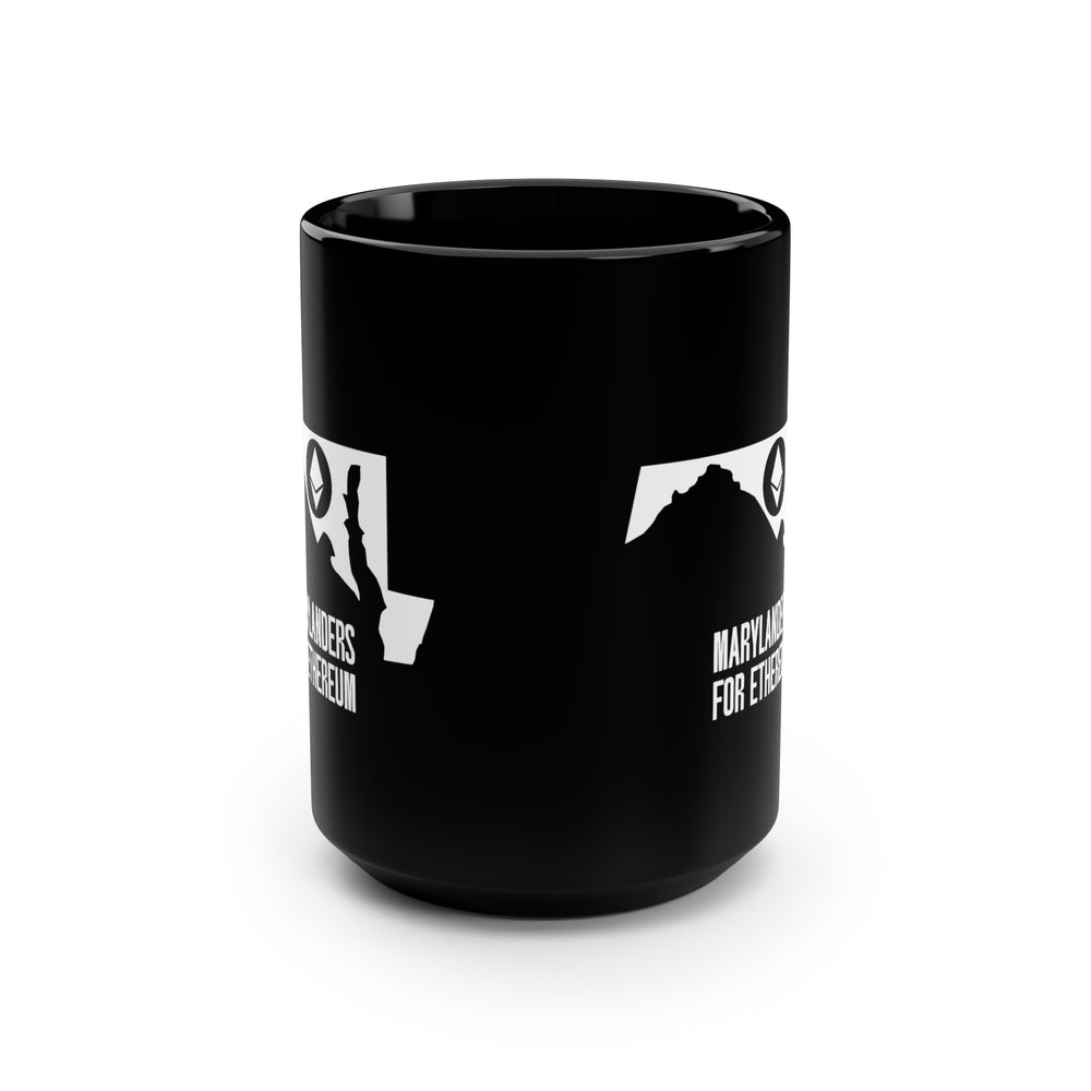 Marylanders for Ethereum | Black Mug