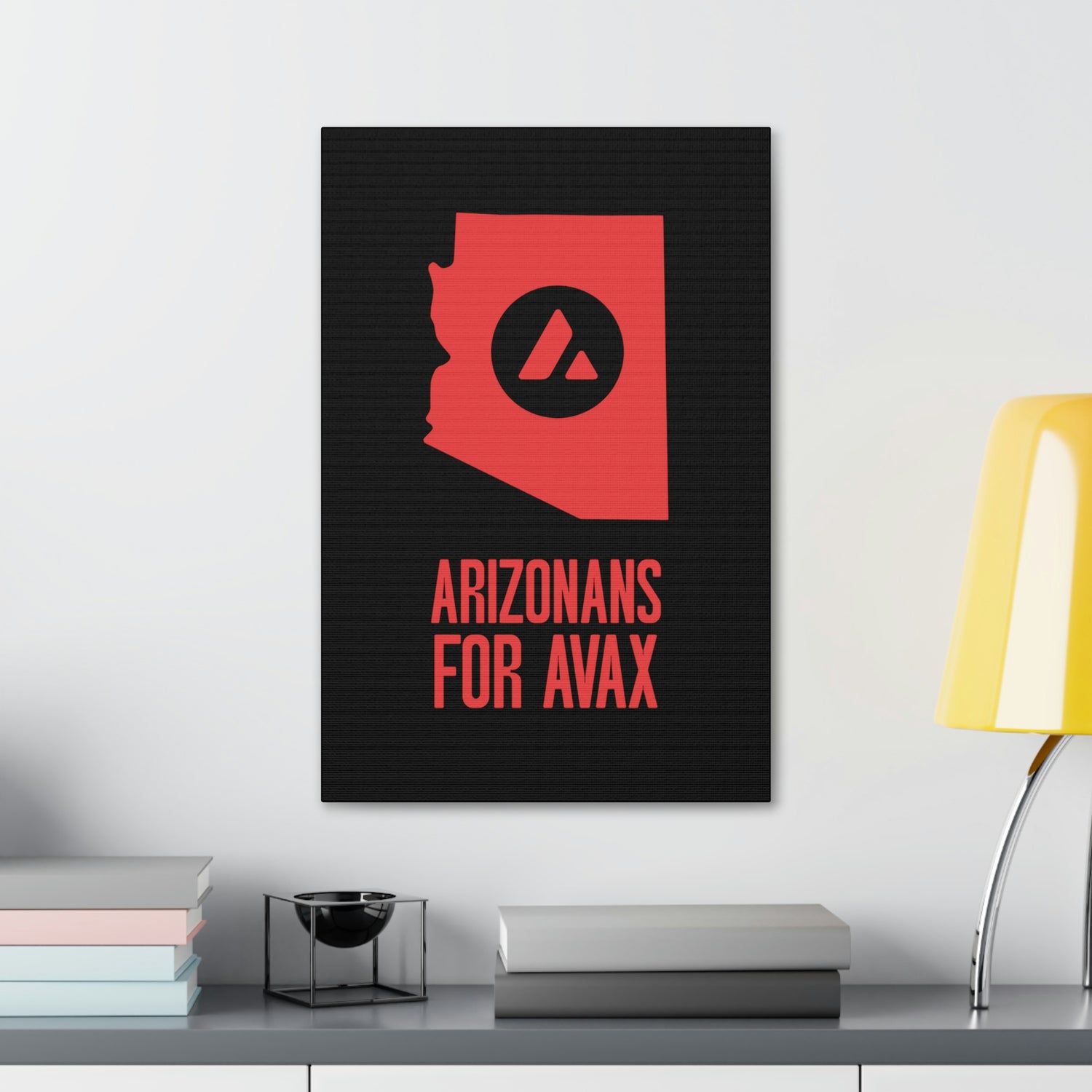 Arizonans for Avax | Wall Canvas