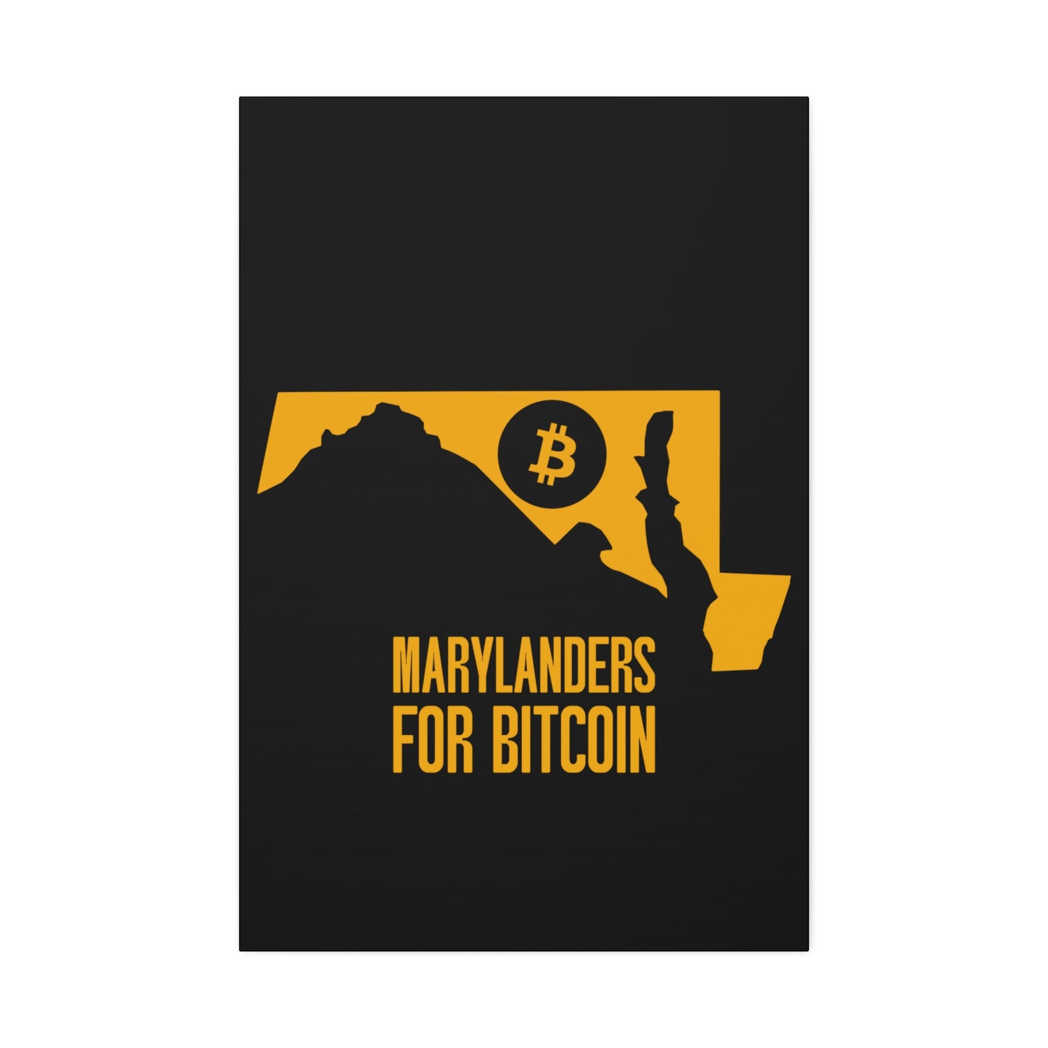 Marylanders for Bitcoin | Wall Canvas