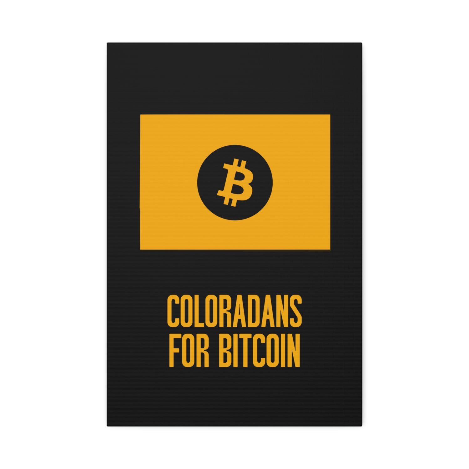 Coloradans for Bitcoin | Wall Canvas