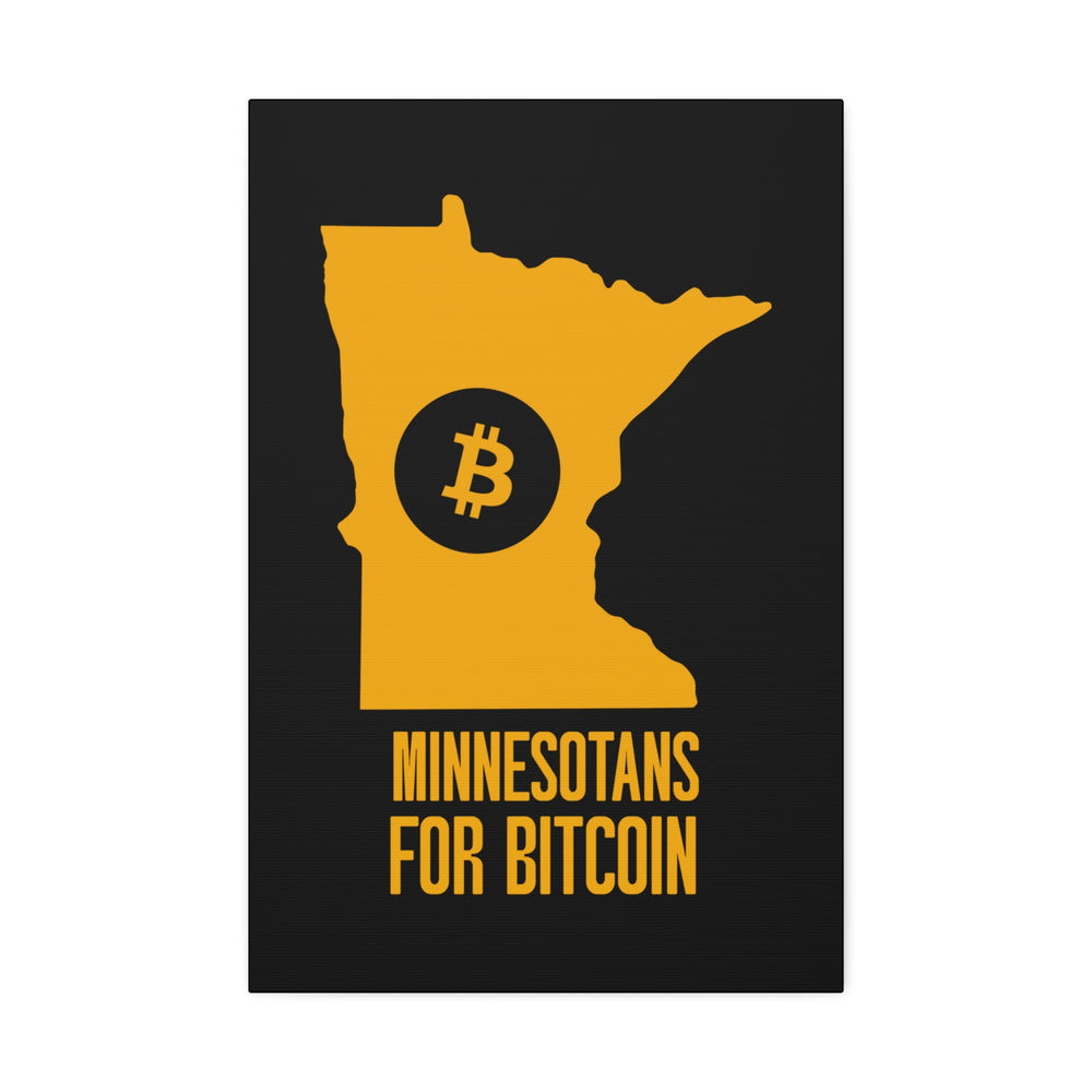 Minnesotans for Bitcoin | Wall Canvas