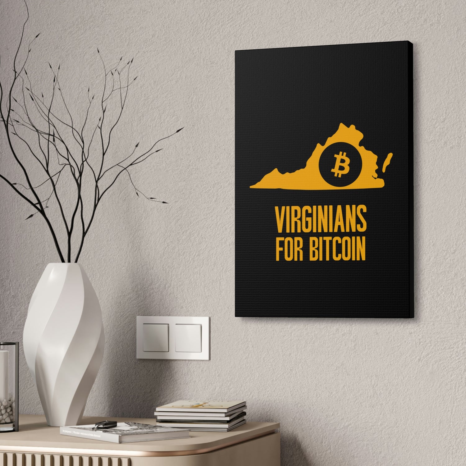 Virginians for Bitcoin | Wall Canvas