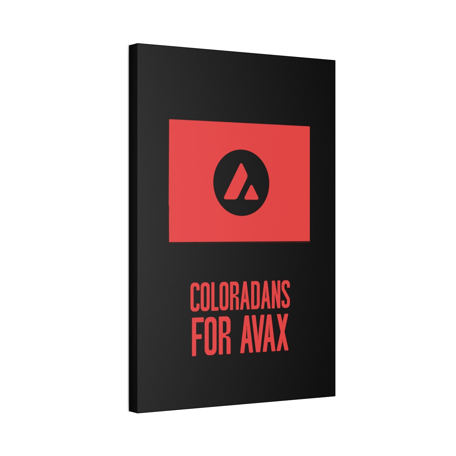 Coloradans for Avax | Wall Canvas