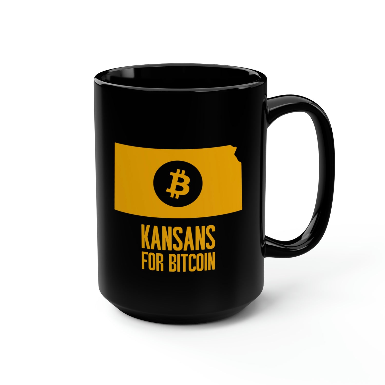 Kansans for Bitcoin | Black Mug