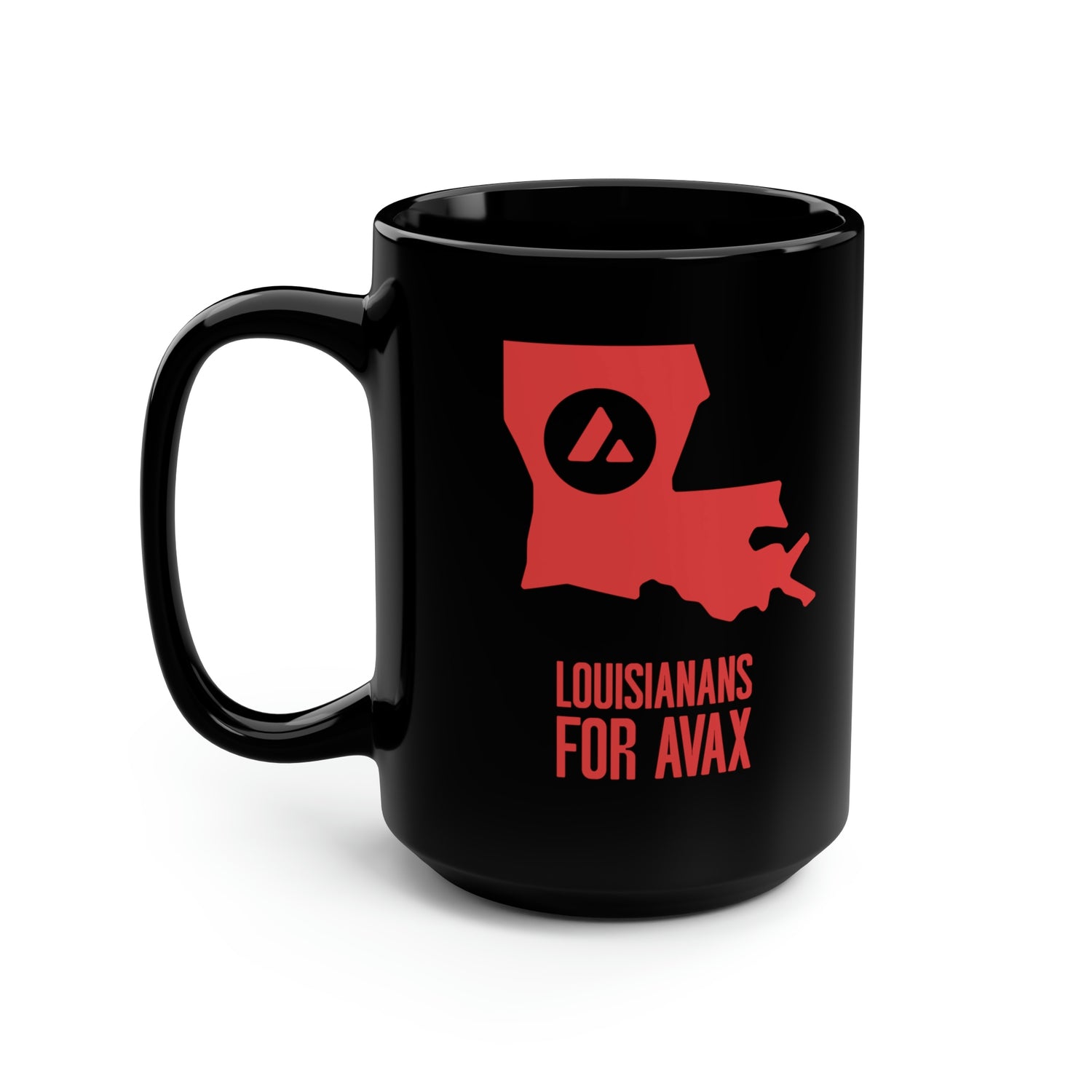 Louisianans for Avax | Black Mug