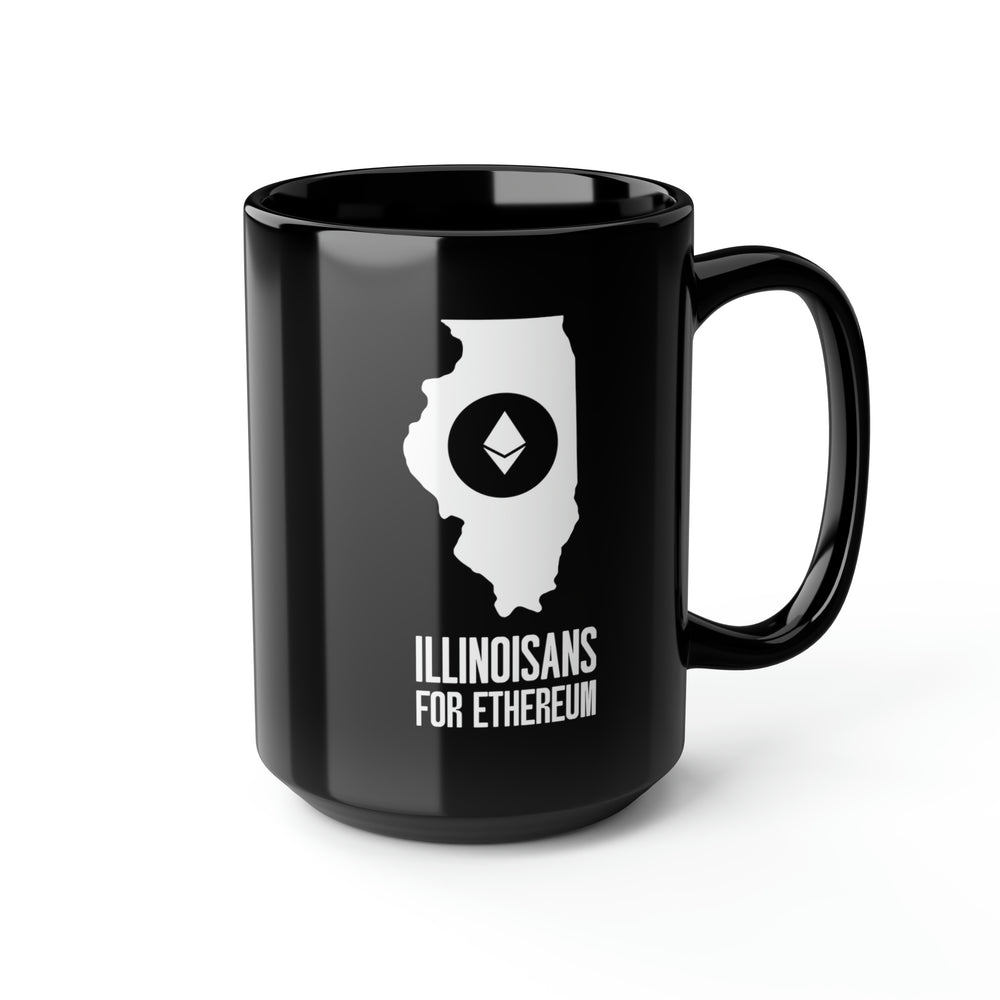 Illinoisans for Ethereum | Black Mug