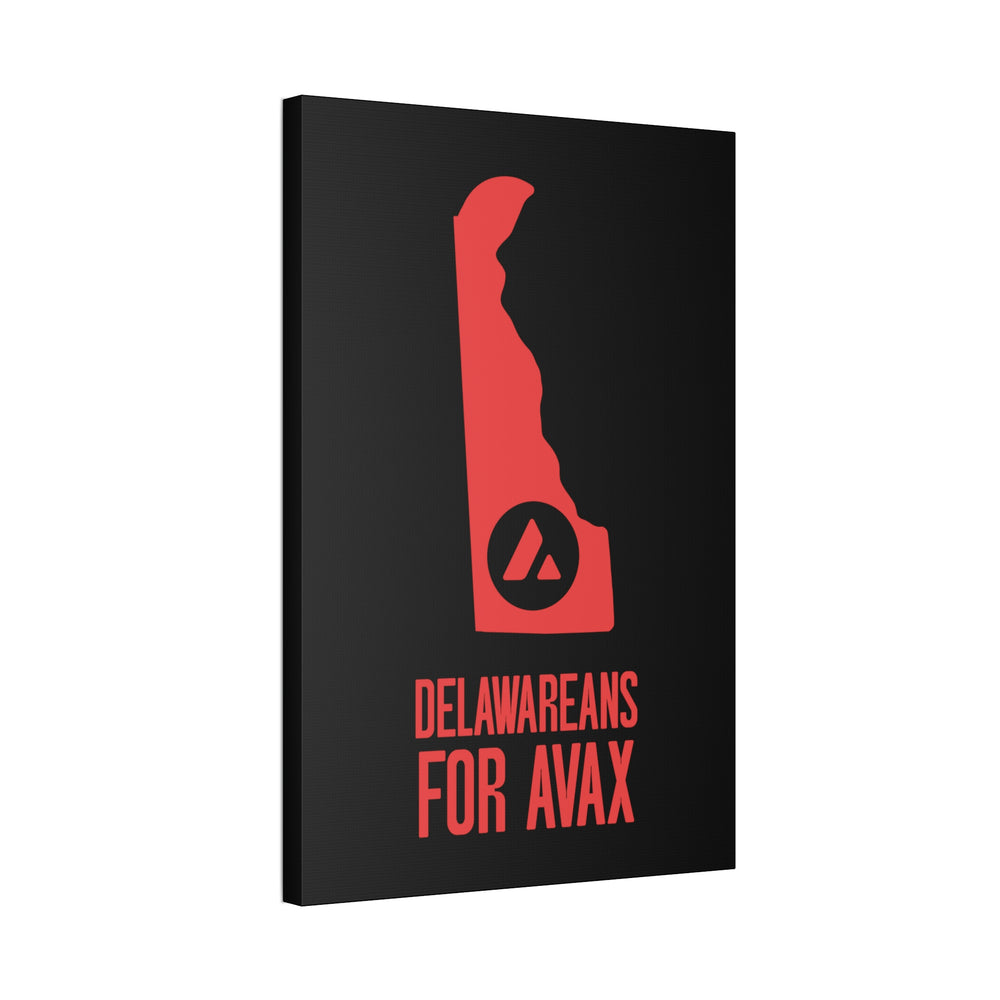 Delawareans for Avax | Wall Canvas