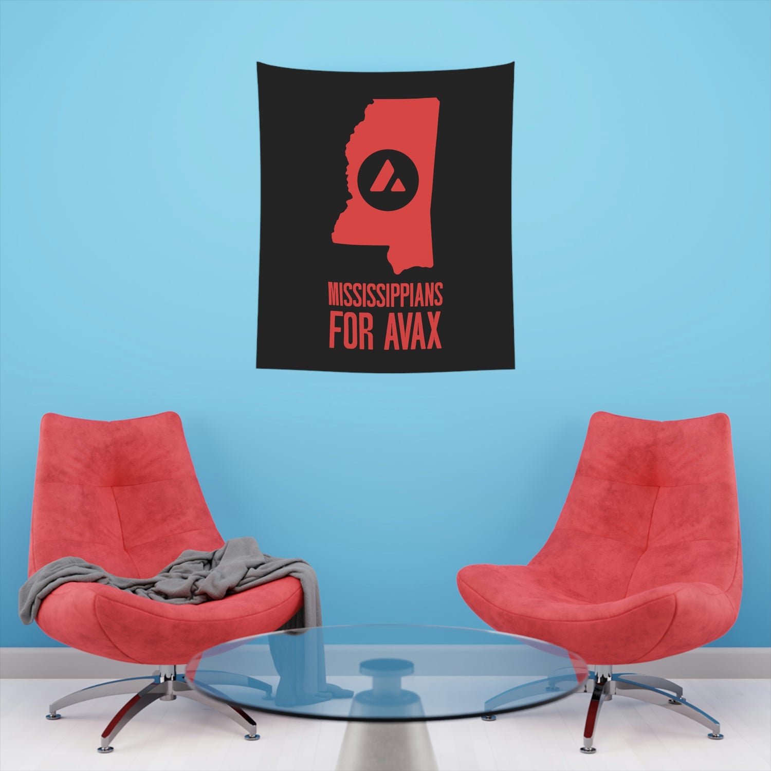 Mississippians for Avax | Wall Tapestry