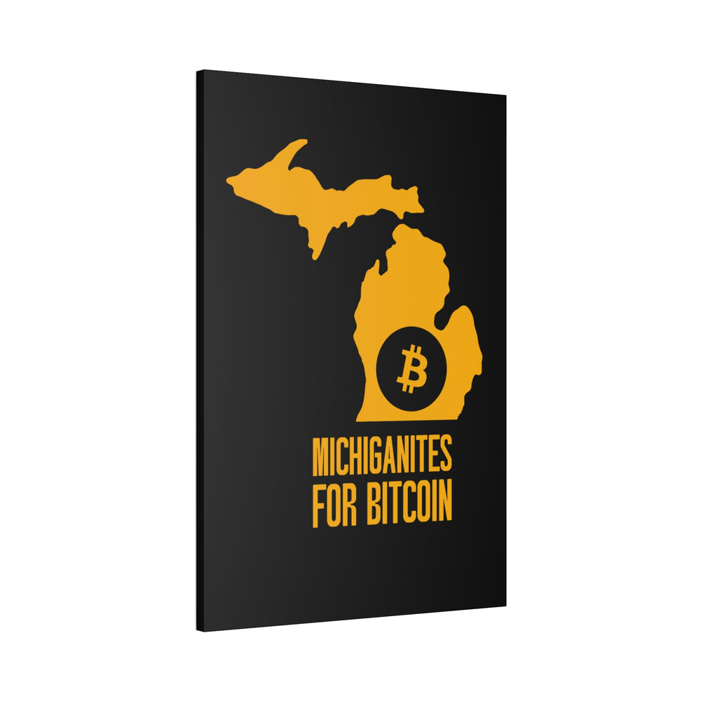 Michiganites for Bitcoin | Wall Canvas