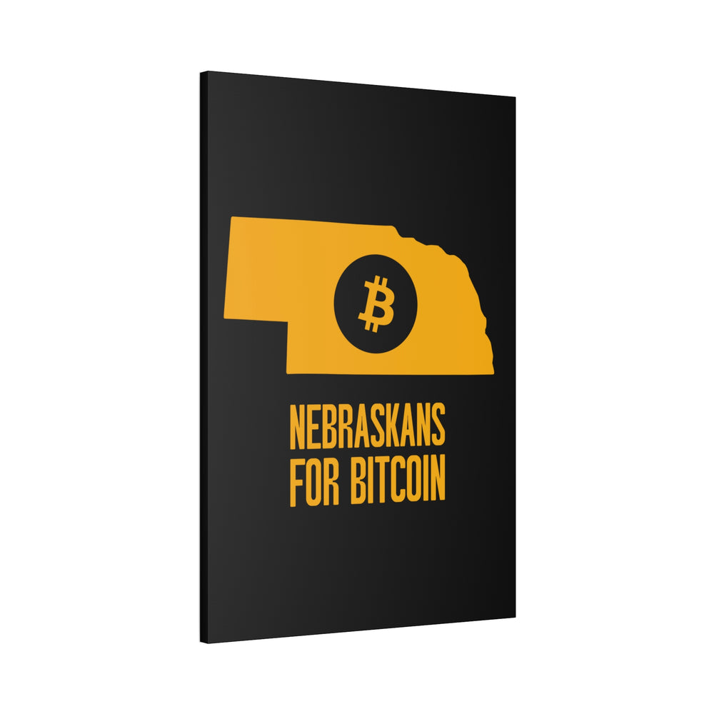 Nebraskans for Bitcoin | Wall Canvas