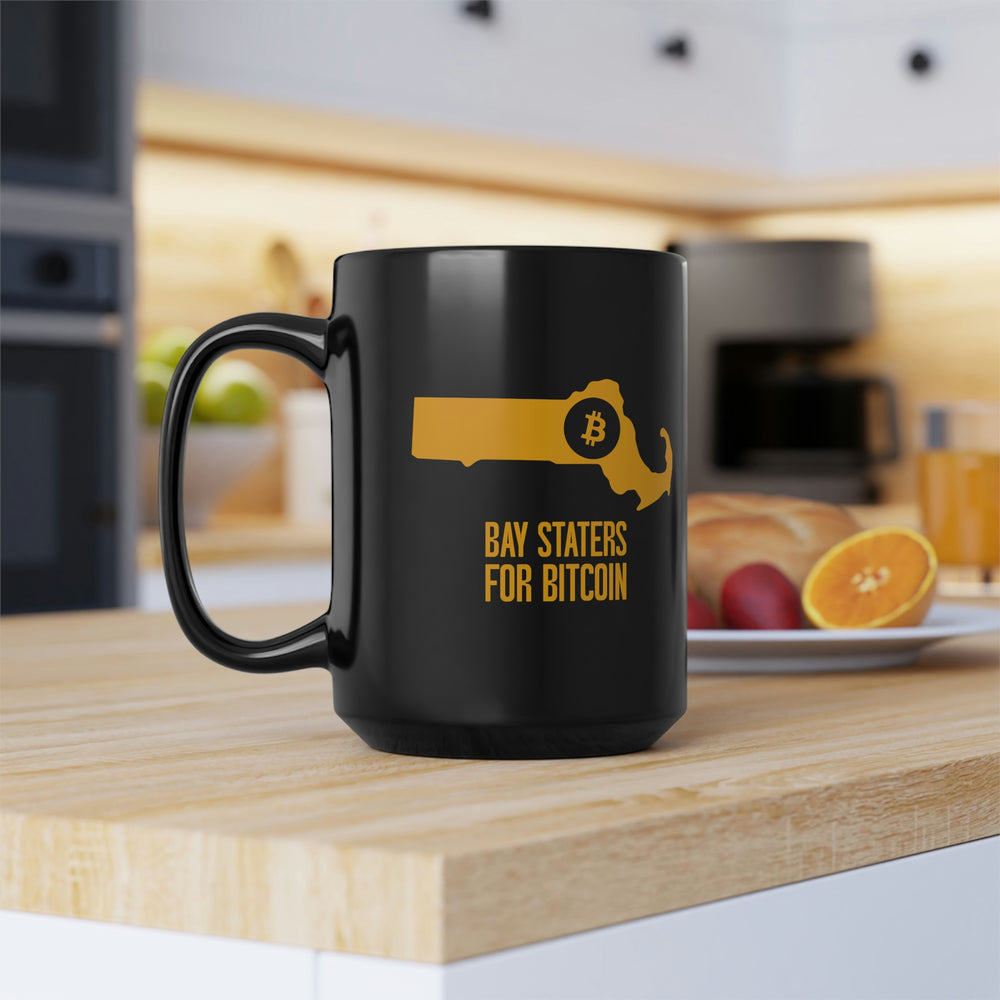 Bay Staters for Bitcoin | Black Mug