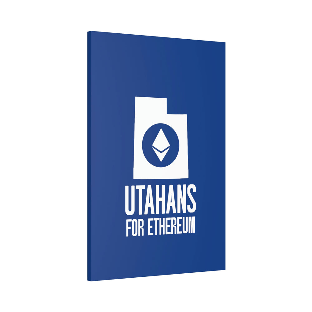 Utahans for Ethereum | Wall Canvas