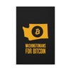 Washingtonians State for Bitcoin | Wall Canvas