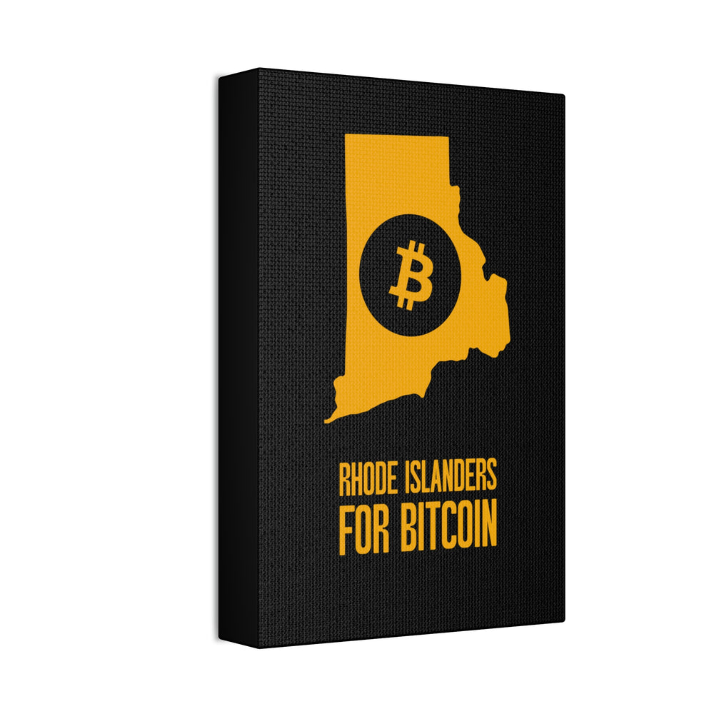 Rhode Islanders for Bitcoin | Wall Canvas