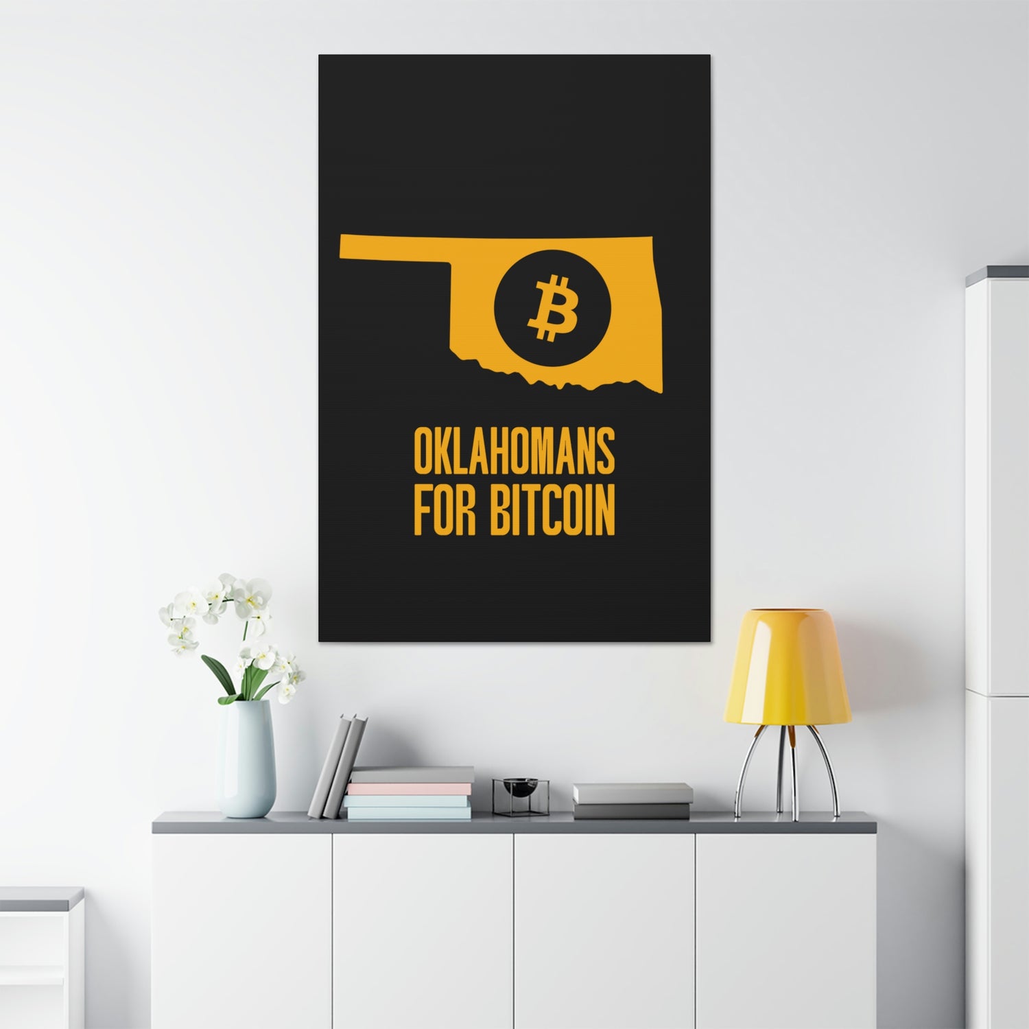 Oklahomans for Bitcoin | Wall Canvas