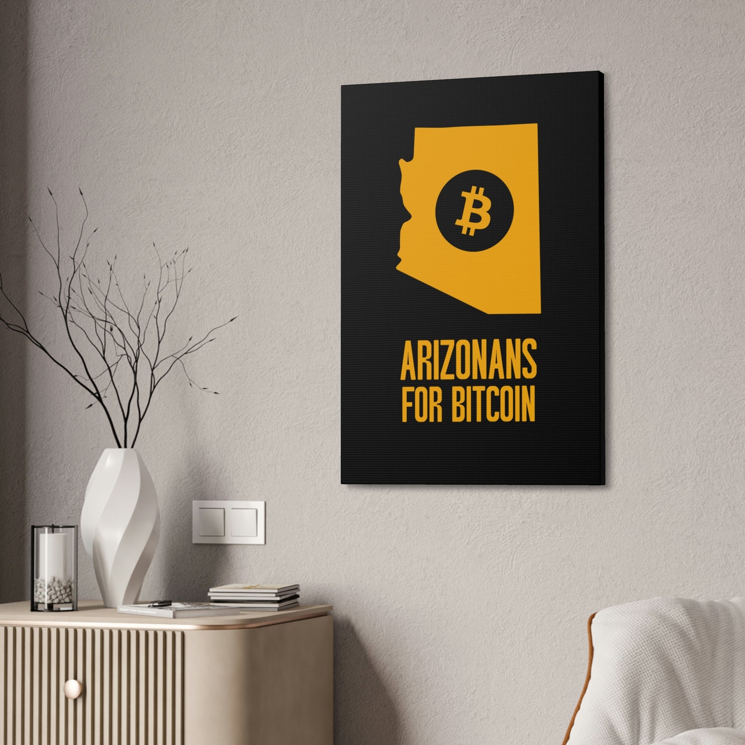 Arizonans for Bitcoin | Wall Canvas