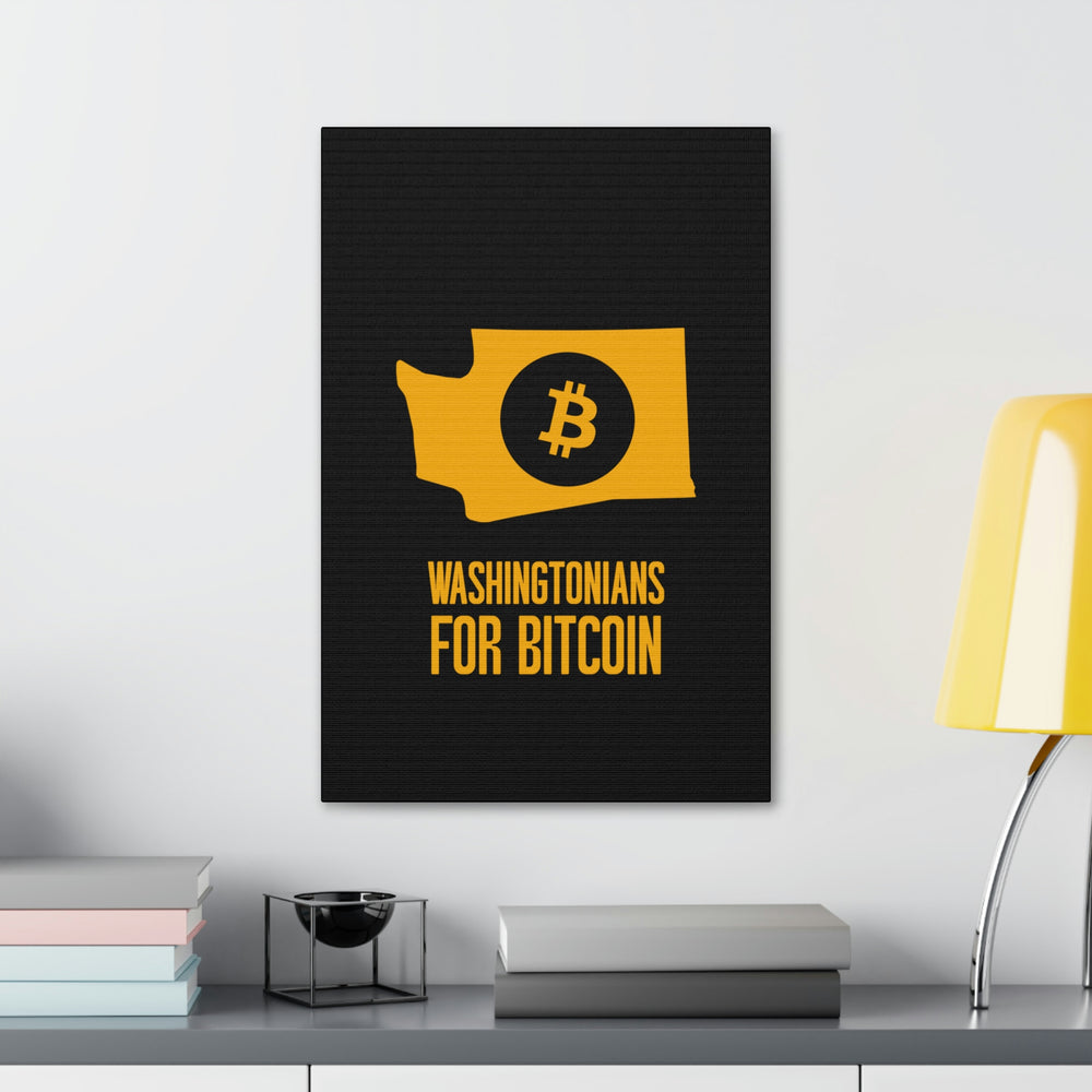 Washingtonians State for Bitcoin | Wall Canvas