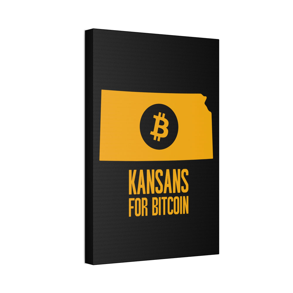 Kansans for Bitcoin | Wall Canvas