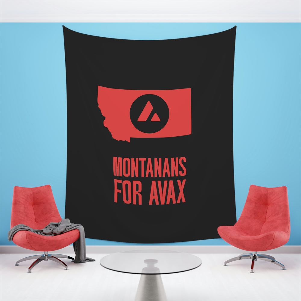 Montanans for Avax | Wall Tapestry