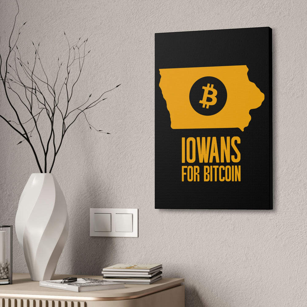 Iowans for Bitcoin | Wall Canvas