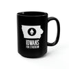 Iowans for Ethereum | Black Mug