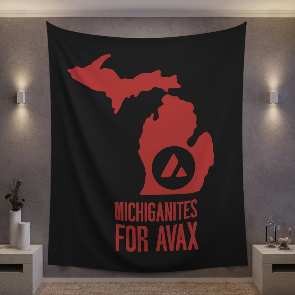 Michiganites for Avax | Wall Tapestry