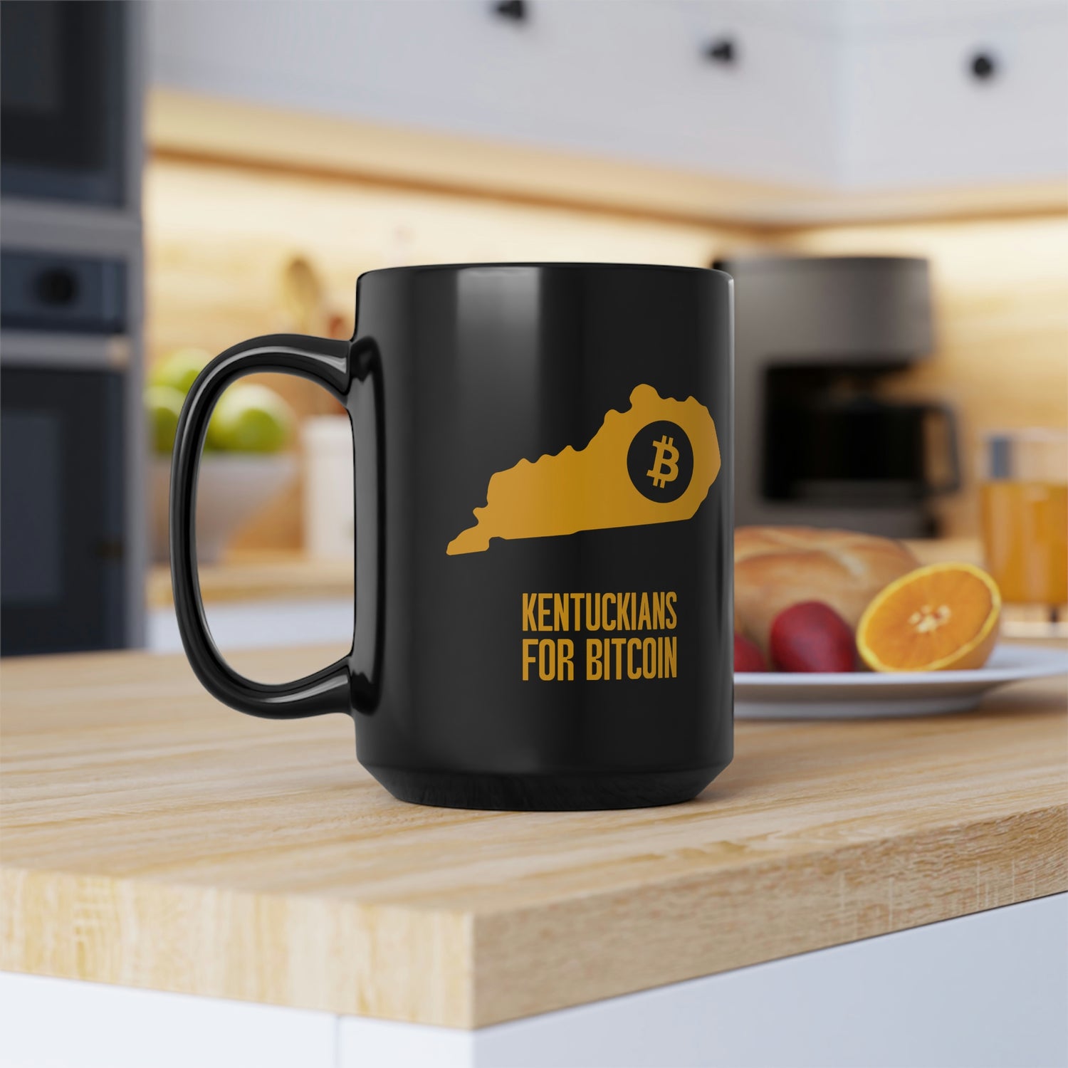 Kentuckians for Bitcoin | Black Mug