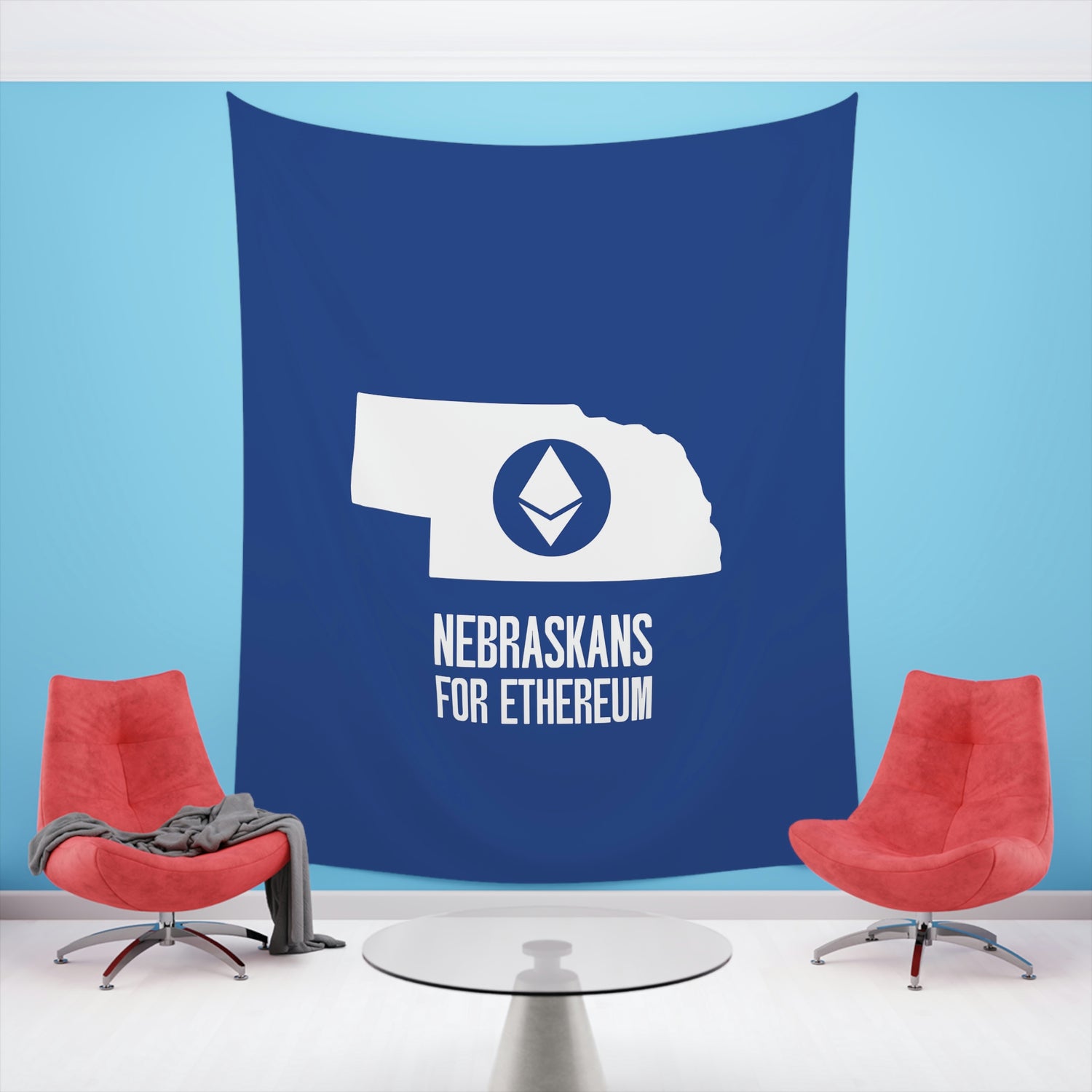 Nebraskans for Ethereum | Wall Tapestry