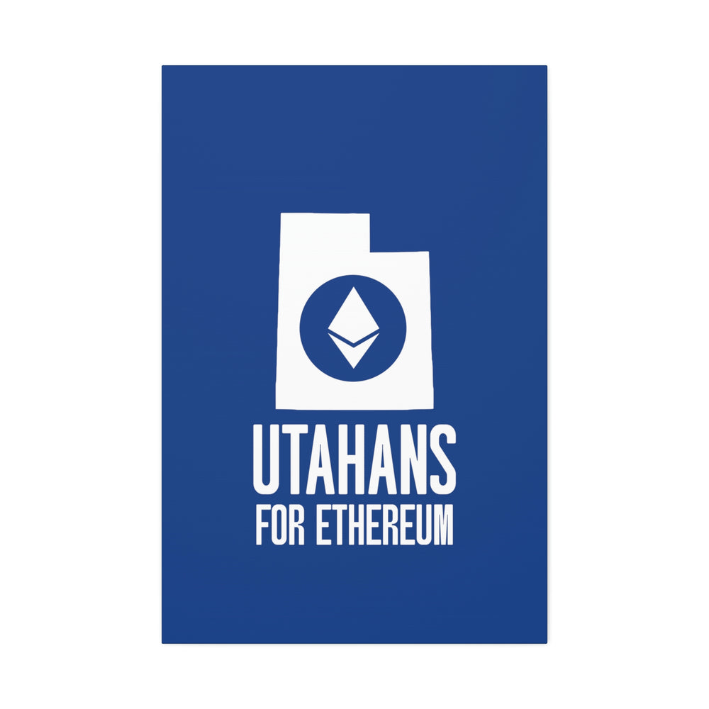 Utahans for Ethereum | Wall Canvas