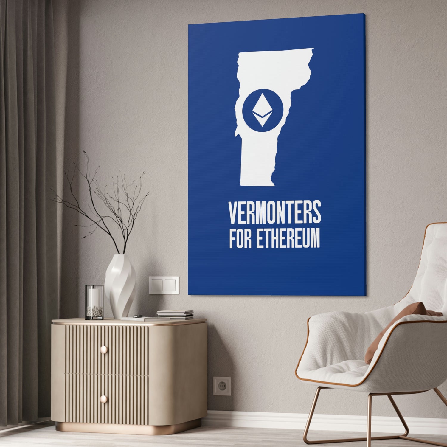 Vermonters for Ethereum | Wall Canvas