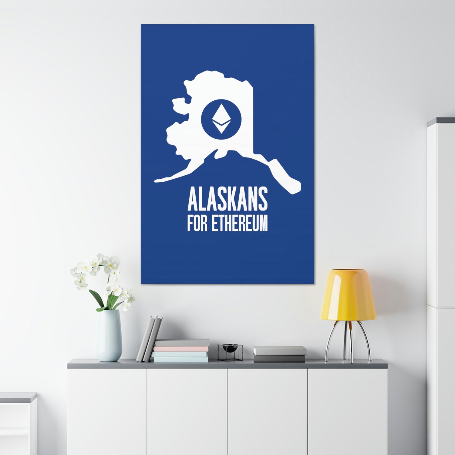 Alaskans for Ethereum | Wall Canvas