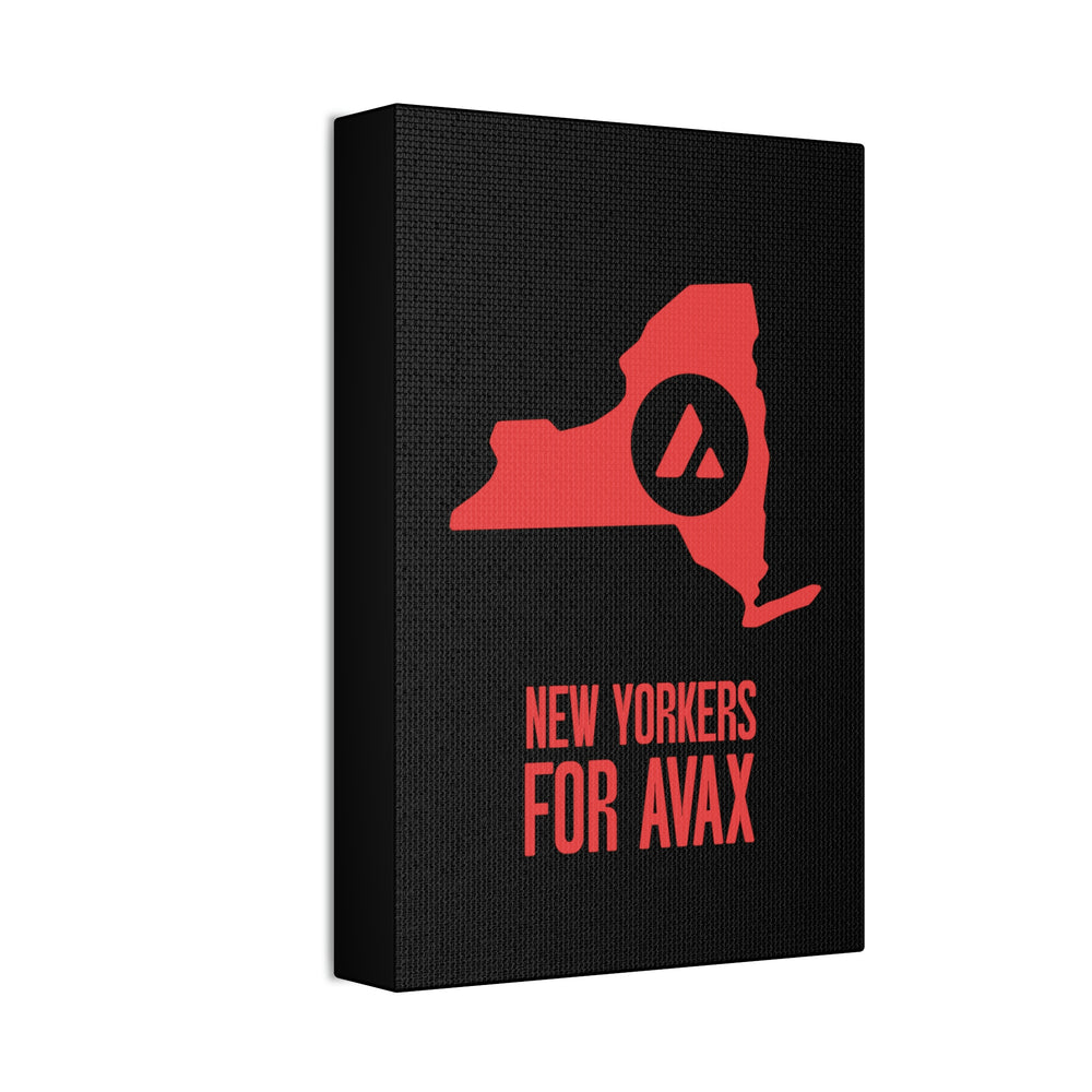 New Yorkers for Avax | Wall Canvas