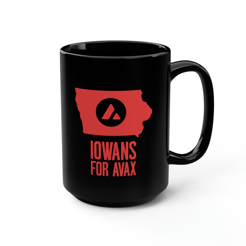 Iowans for Avax | Black Mug