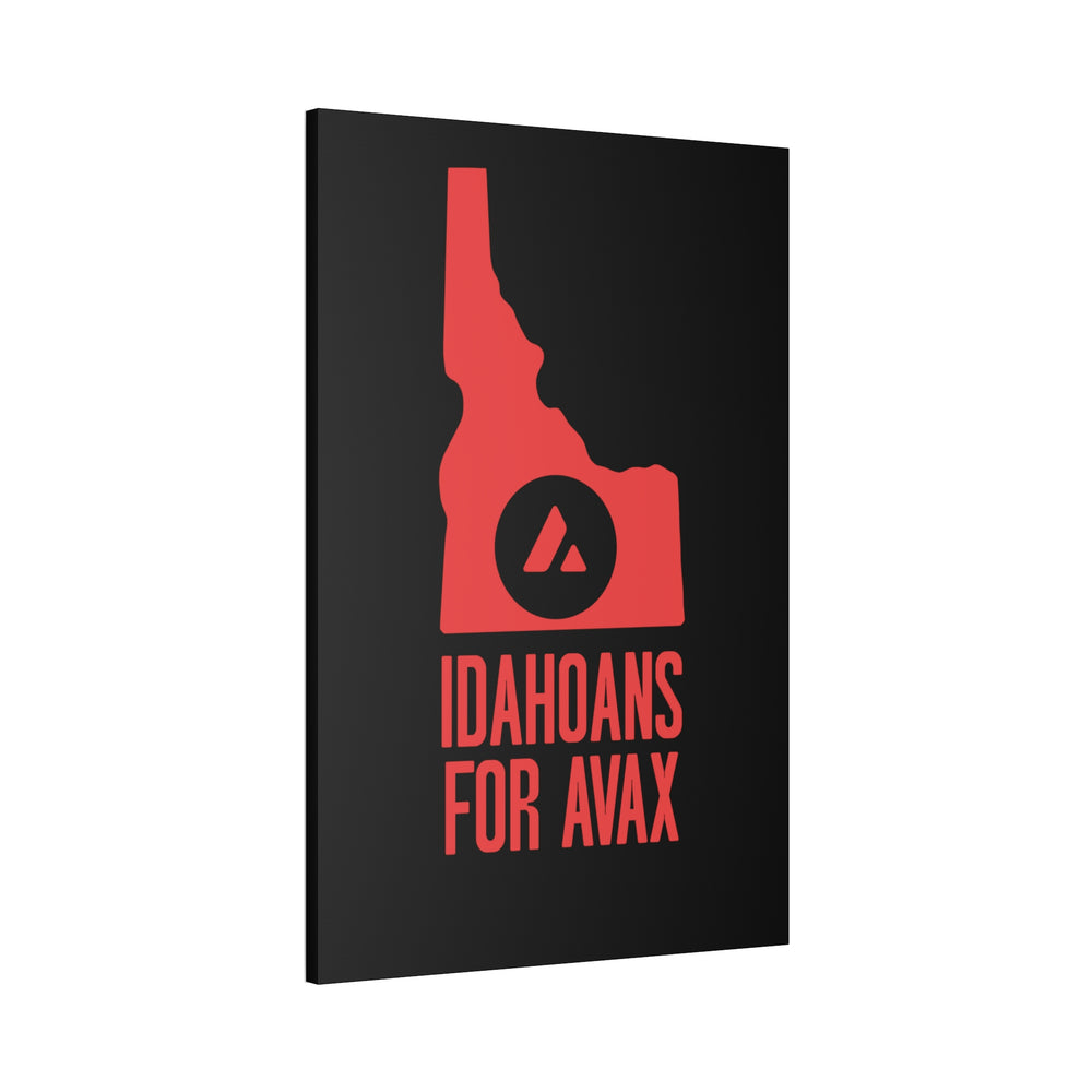 Idahoans for Avax | Wall Canvas