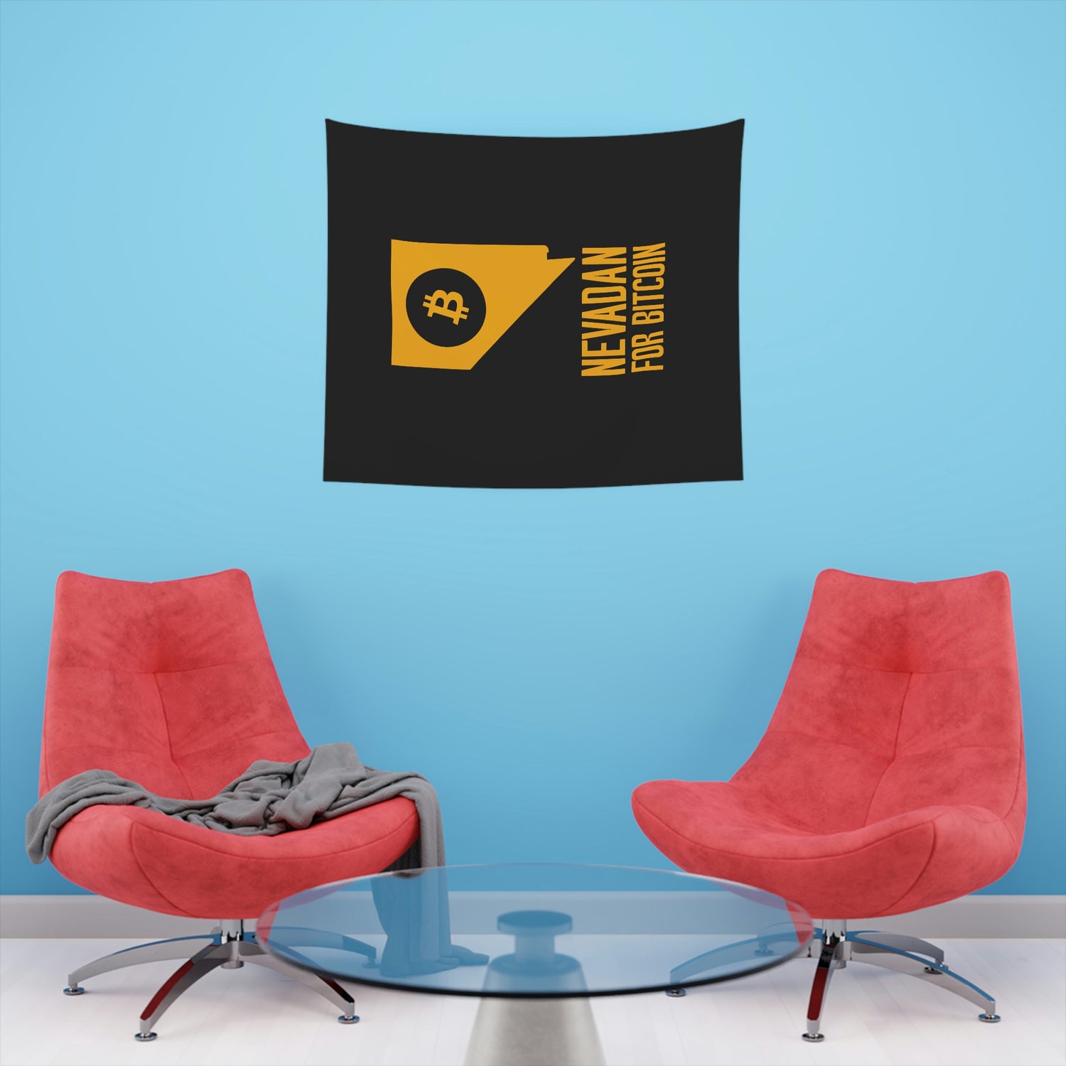 Nevadan for Bitcoin | Wall Tapestry